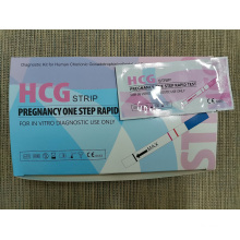 Dispositivo de prueba de fertilidad de diagnóstico rápido HCG Kit de prueba HCG para la exportación OEM